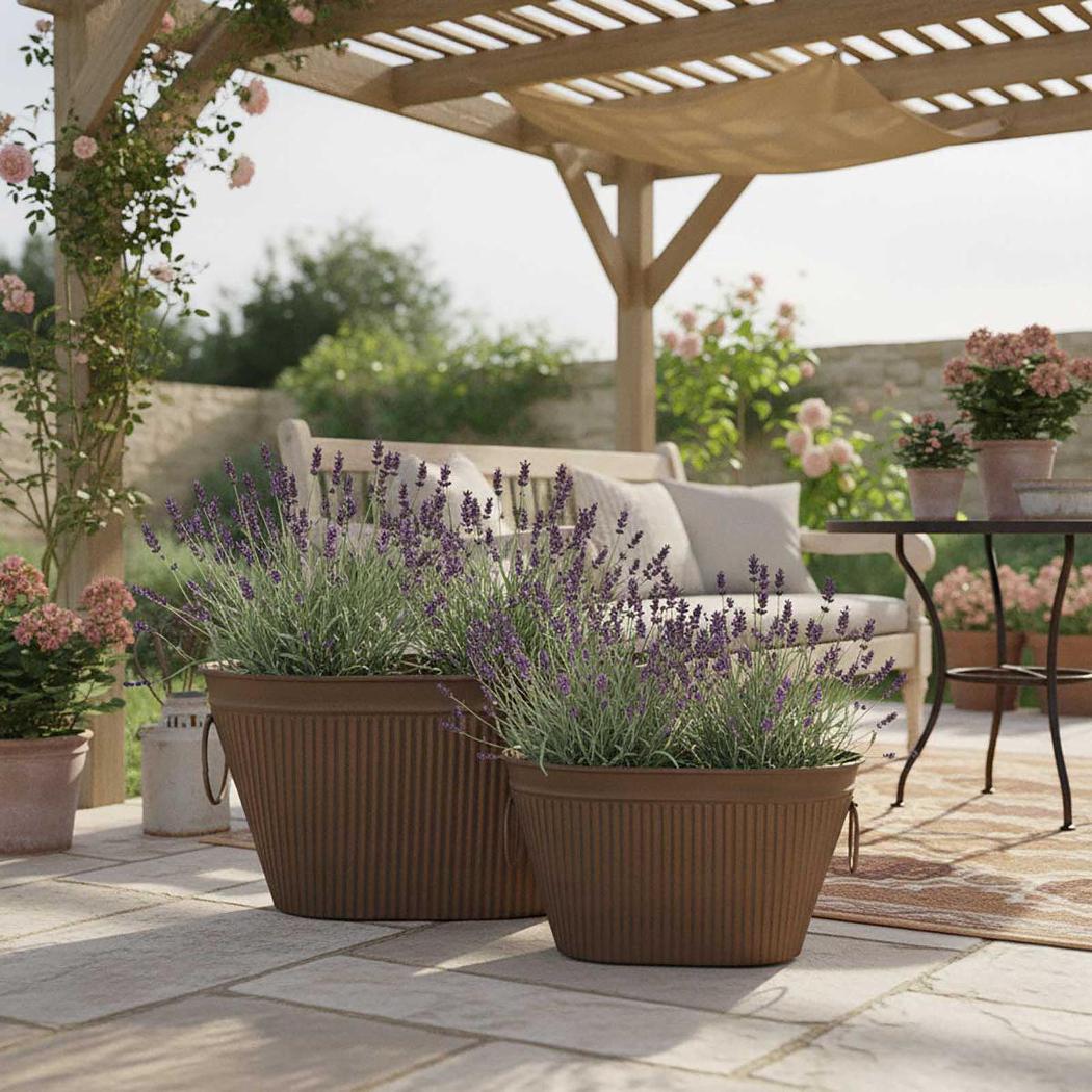 Lille Oval Tubs Set of 2