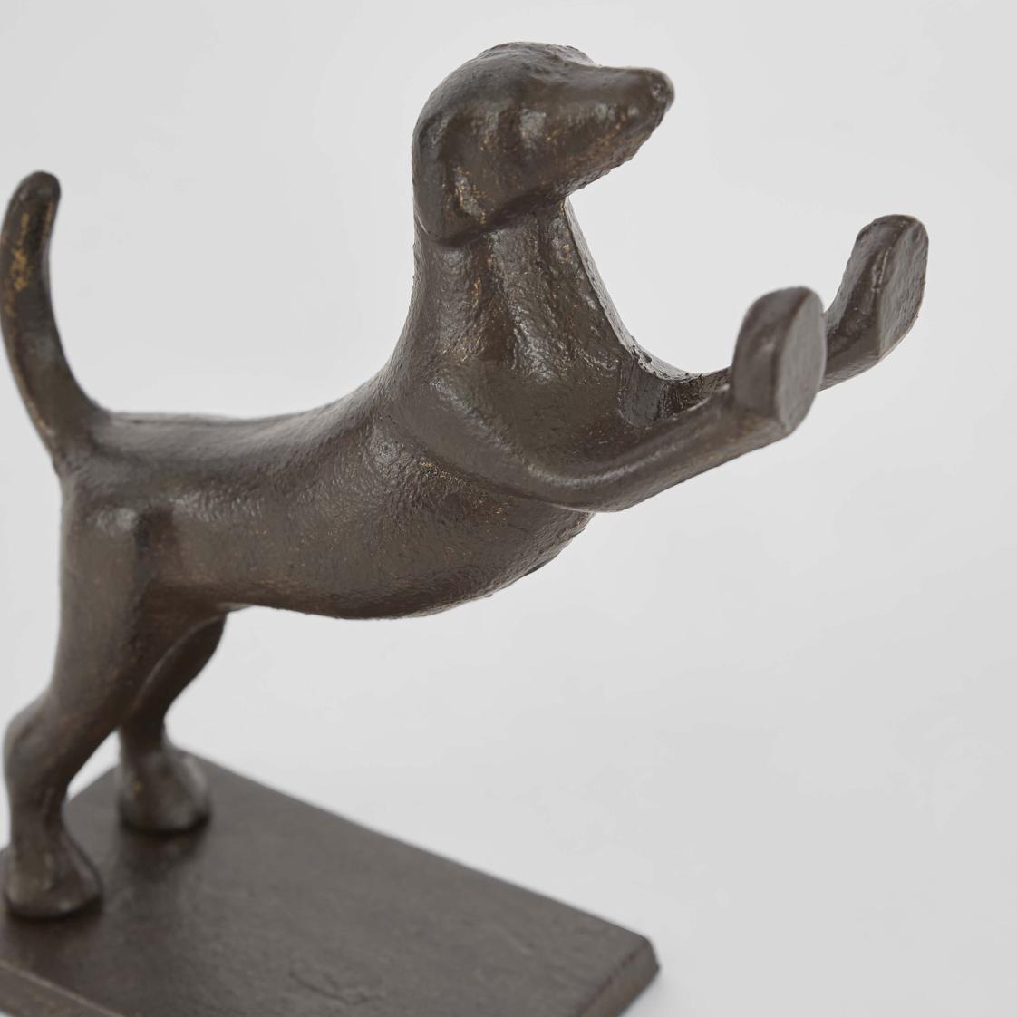 Theo Dog Cast Iron Bookends
