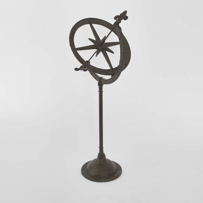 Solis Sundial Cast Iron Tall