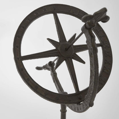 Solis Sundial Cast Iron Tall