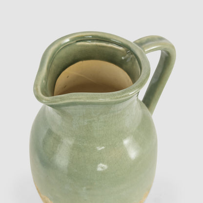 Cassel Half GlazedJug Moss Dip