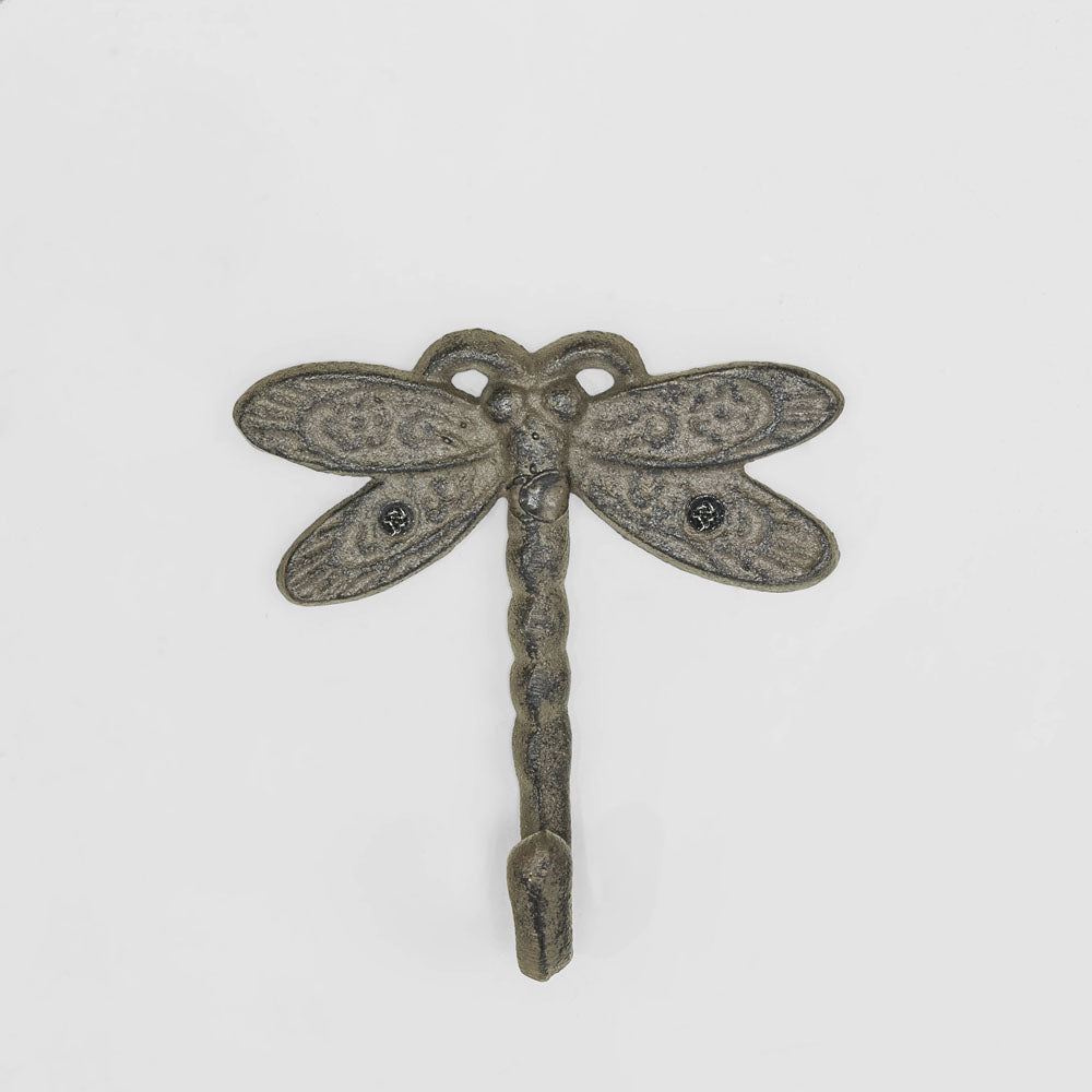 Dragonfly Cast Iron Wall Hook