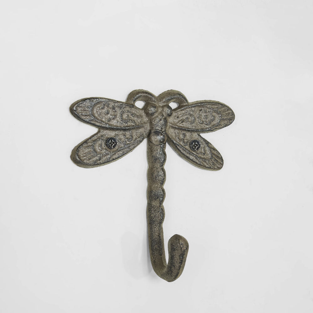 Dragonfly Cast Iron Wall Hook