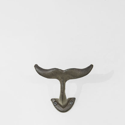 Whale Tail Cast Iron Wall Hook
