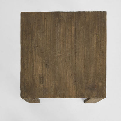 Nook Wooden Stool Brown