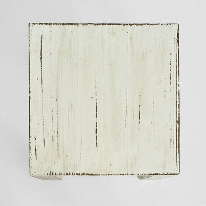 Arles Wooden Stool White