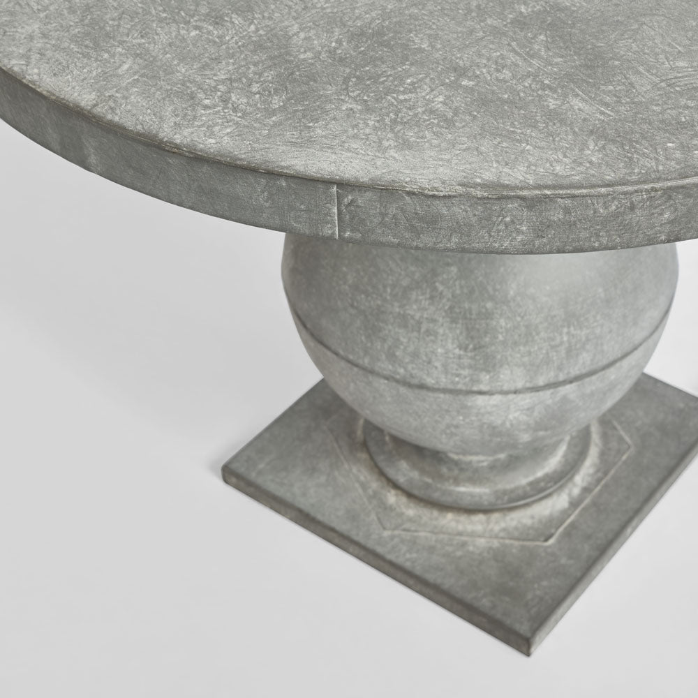 Claywood 100cm Zinc Table