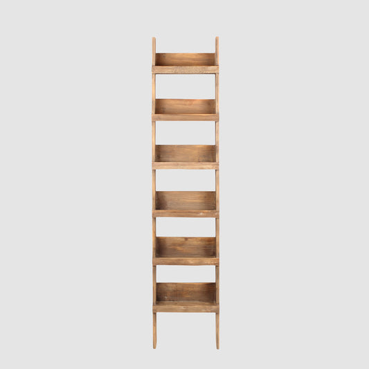 Colmar Leaning Shelf Brown