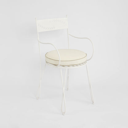 Laurel Bistro Chair Outdoor White