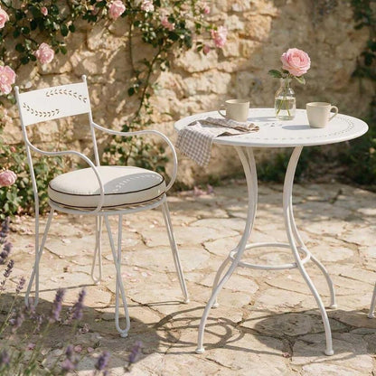 Laurel Bistro Table Outdoor White 70cm
