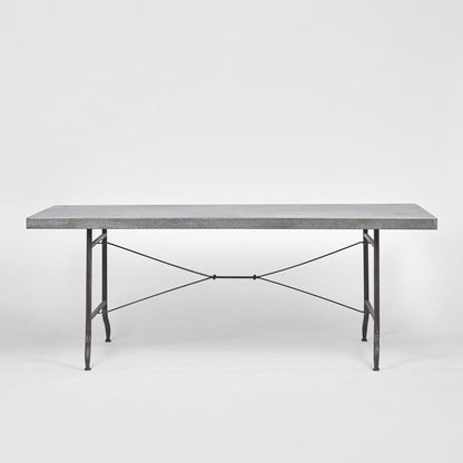 Metal Dining Table 200cm x 88cm x 75cm