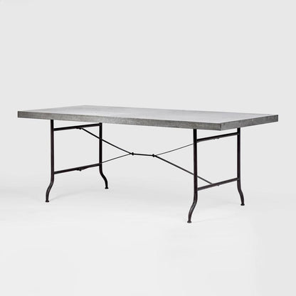 Metal Dining Table 200cm x 88cm x 75cm