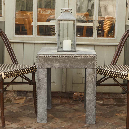 Zinc Side Table
