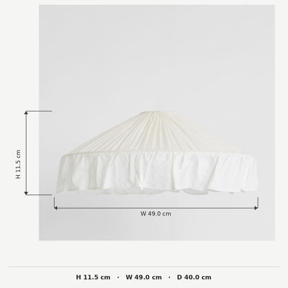 The Heirloom Pleated Lampshade Linen