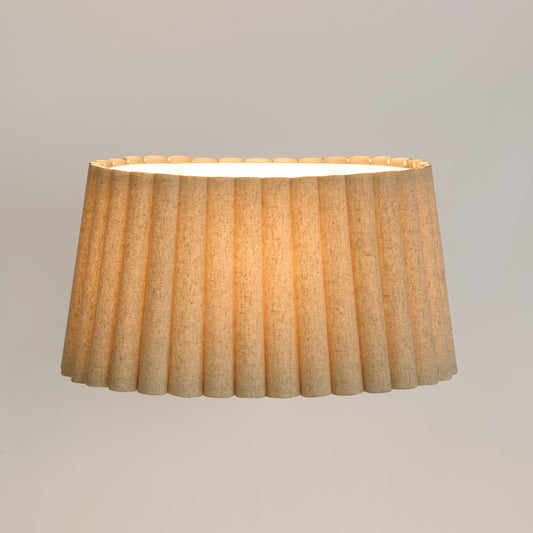 Lyon Fluted Lampshade Linen