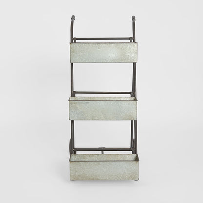 Three Tier Garden Planter Zinc