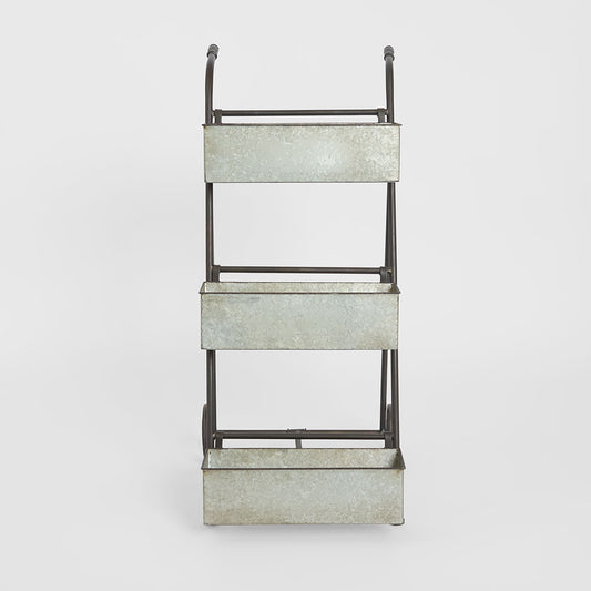 Three Tier Garden Planter Zinc