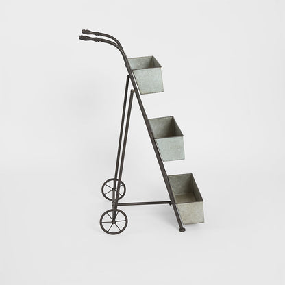 Three Tier Garden Planter Zinc