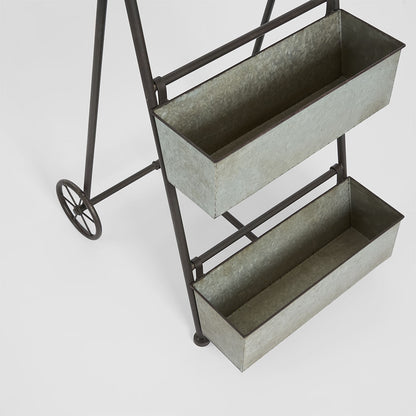 Three Tier Garden Planter Zinc