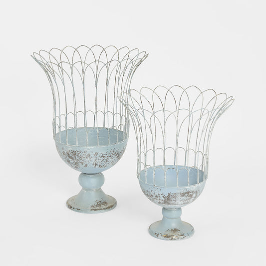 Beaumont Set of 2 Planter Blue