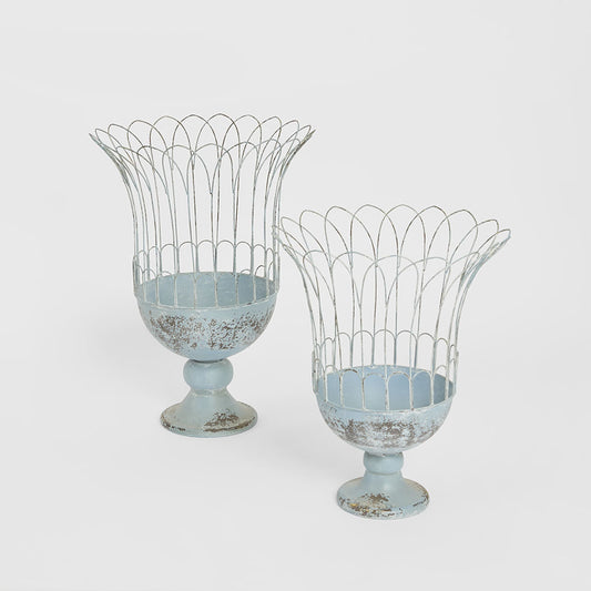 Beaumont Set of 2 Planter Blue