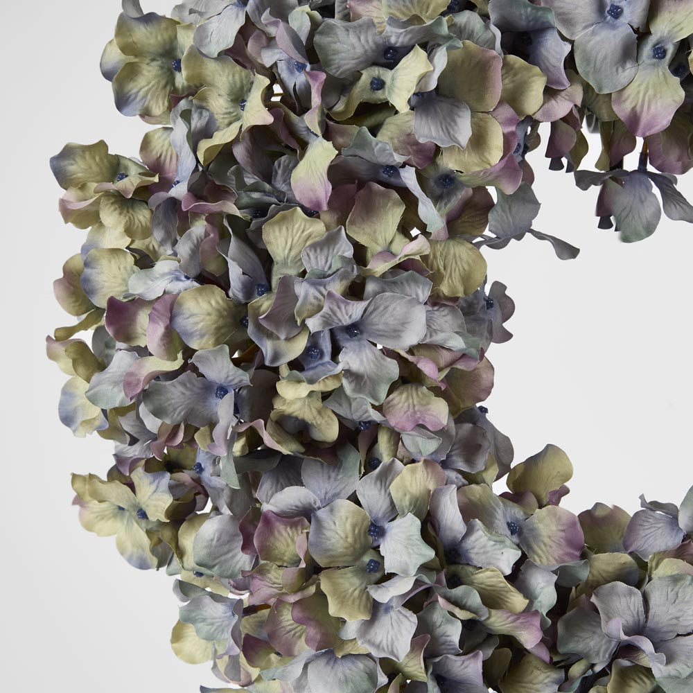 Hydrangea Wreath Blue