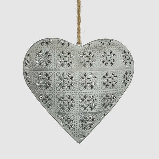 Etienne Lace Heart Decoration Large