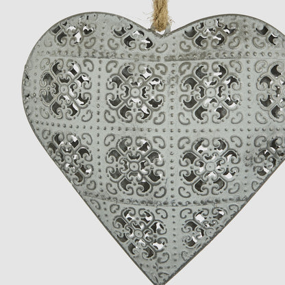 Etienne Lace Heart Decoration Small