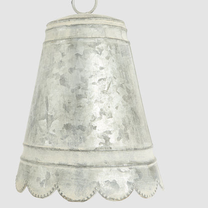 Anvers Scalloped Zinc Bell Small