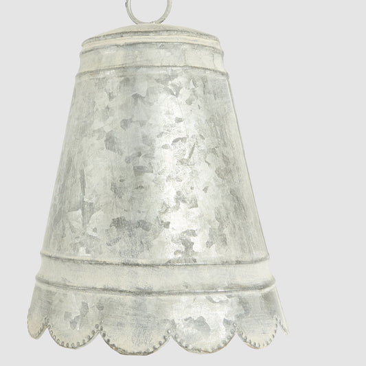 Anvers Scalloped Zinc Bell Small