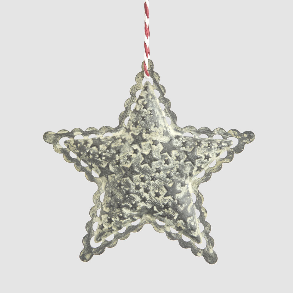Etienne Lace Star Decoration Large