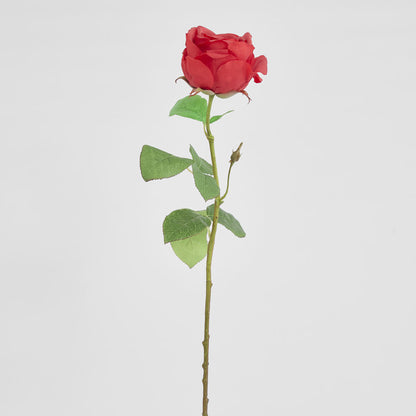 Cabbage Rose Real Touch 65cm Red
