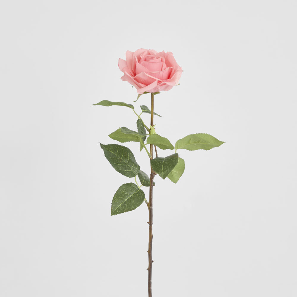 Belle Real Touch Rose Stem 65cm Pink