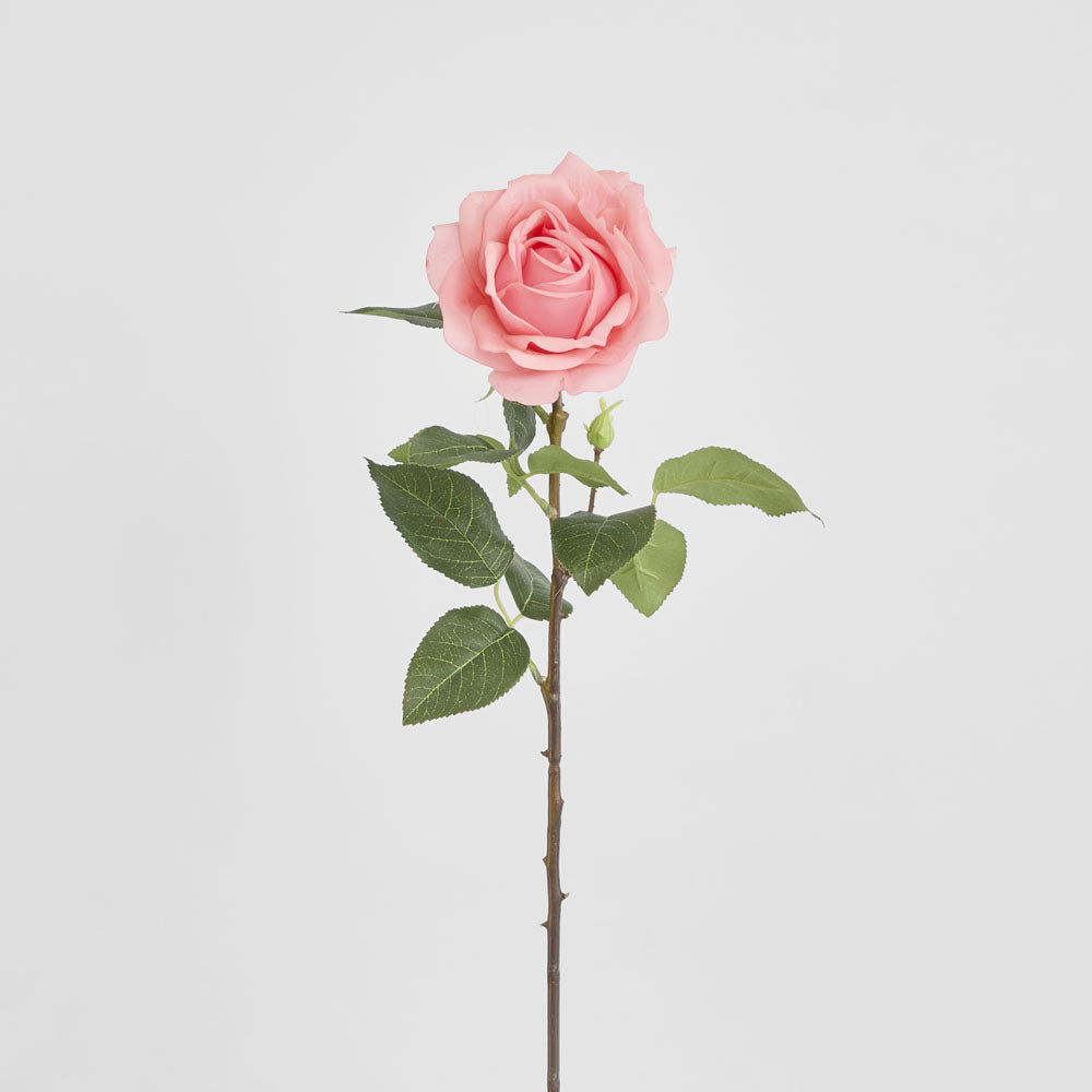 Belle Real Touch Rose Stem 65cm Pink