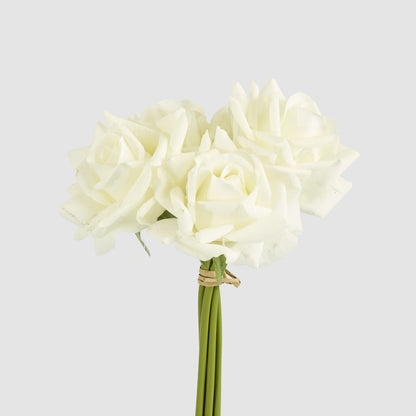 Amelia Real Touch Rose Bouquet Beige