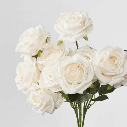 Lisa Rose Bunch 40cm Beige