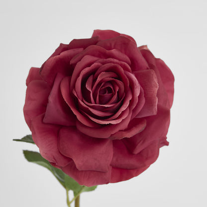 Stella Real Touch Rose Stem 50cm Dark Pink