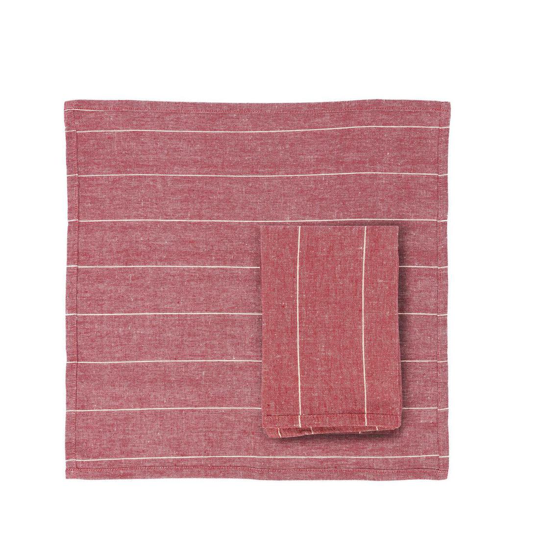 Wild Stripe Napkin Mulberry Set of 4