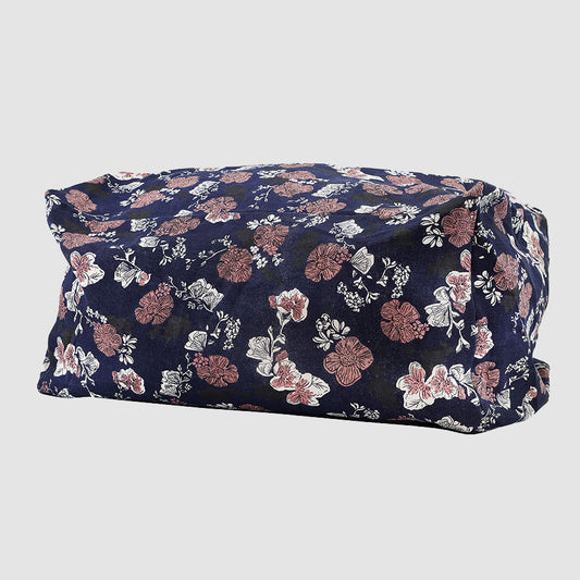 Indigo Rose Rect Ottoman