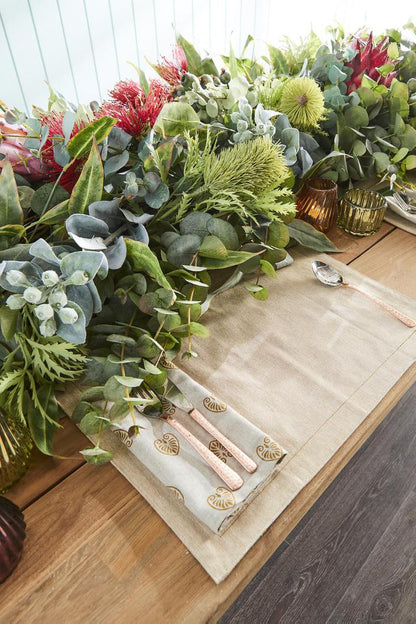 Chambray Placemat Set of 4 Sky Grey