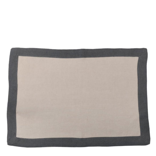 Elegance Linen Placemat Storm