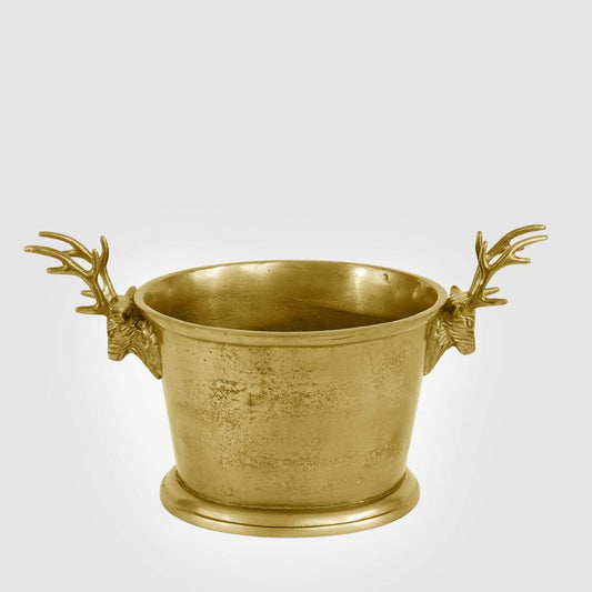 Deer Ice Bucket Large Gold
