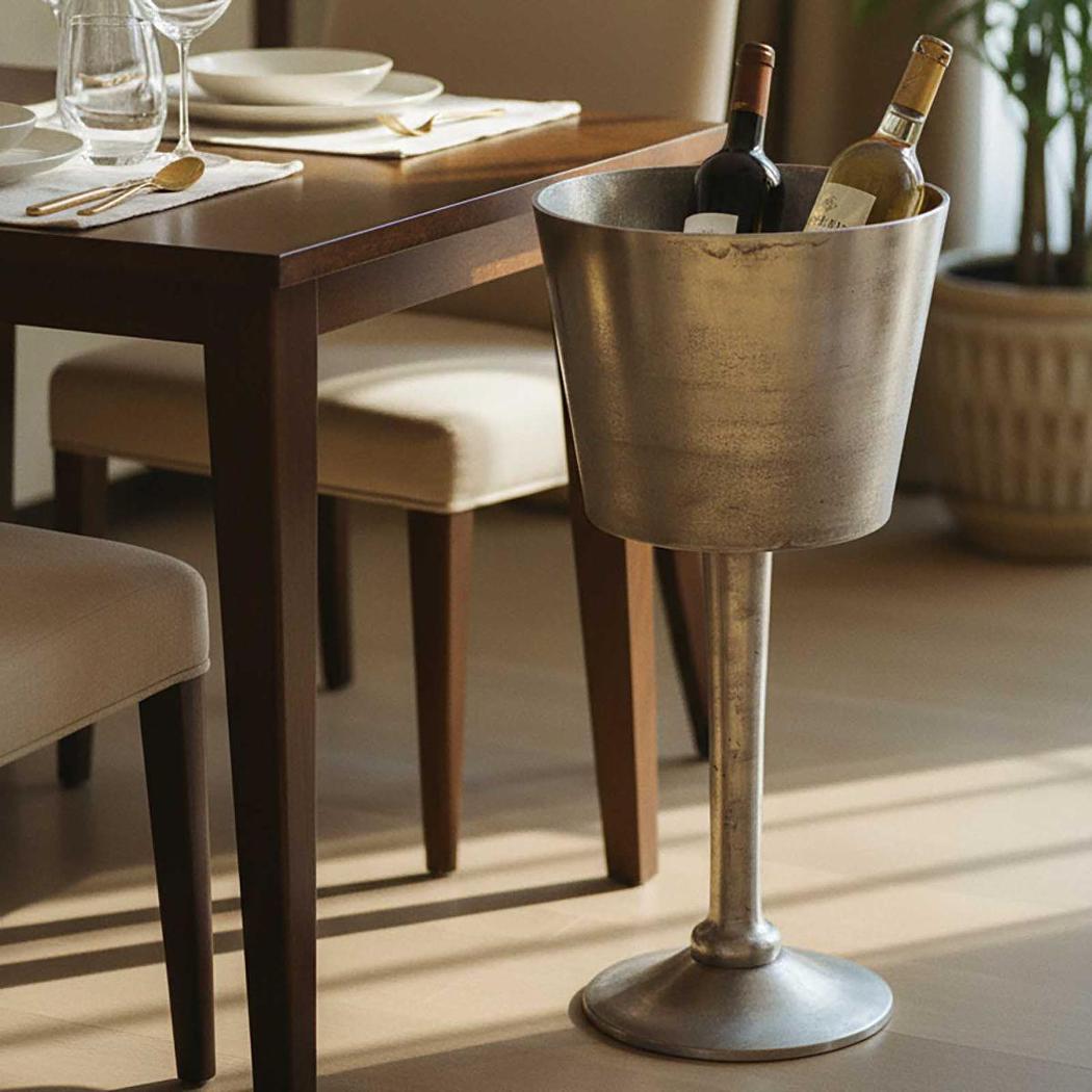 Emel Ice Bucket Stand Pewter