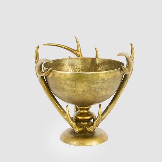 Antler Footed Bowl Large Gold