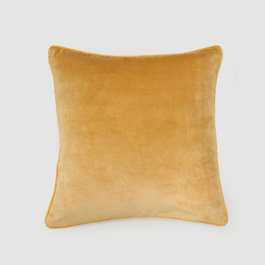 Bloom 50 x 50cm Velvet Cushion Beige