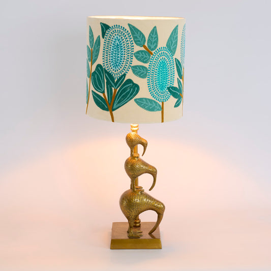 Kiwi Table Lamp Base only Antique Gold