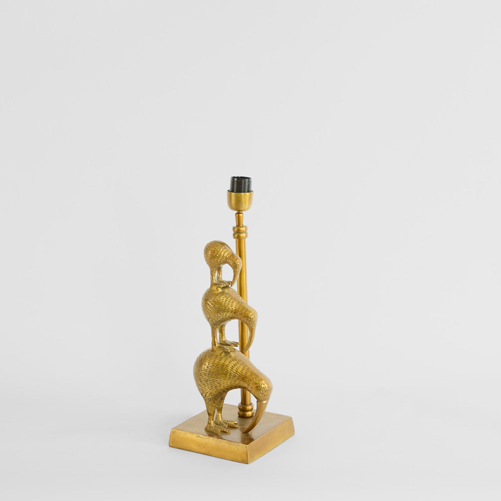 Kiwi Table Lamp Base only Antique Gold