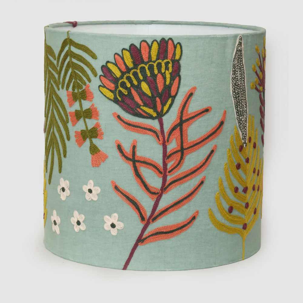 Native Meadow 30cm Drum Shade Pale Green
