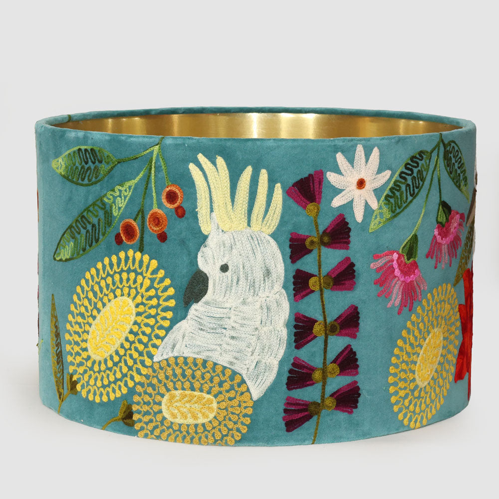 Peace Lilly 40cm Drum Shade Yellow