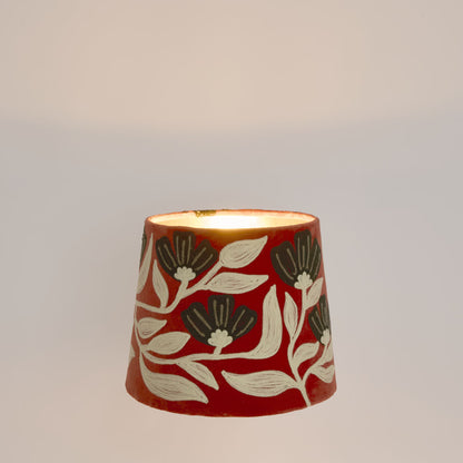 AD Daisy Velvet Tapered Shade Rust
